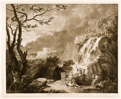 メレアガーとアタランタ、c1770-1 作： Richard Earlom