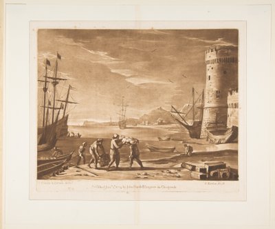 船員のいる港、商品のロード、1774。 作： Richard Earlom