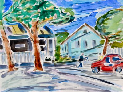 小さな町、2020年 作： Richard Fox