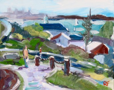 ティブロンから見たサンフランシスコ湾、2020年 作： Richard Fox
