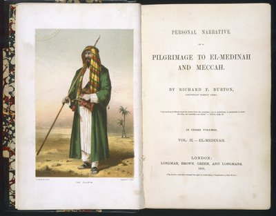 Titelblatt zu Richard F. Burton, "Bericht über meine Pilgerfahrt nach Medina und Mekka", Band lI., 1855   207483   ja       japanese Successfully Translated  Original: The Imperial Palace at Gatchina (pencil & watercolor on paper) Translat: The Imperial Pa 作： Richard Francis Burton