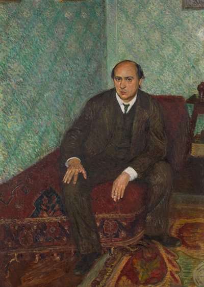 アーノルドシェーンベルクの肖像、c。 1907。 作： Richard Gerstl