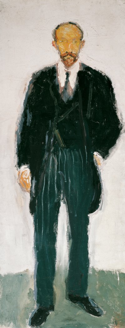 エルンスト・ディーツ教授、1907年以前。 作： Richard Gerstl