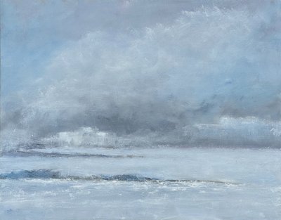 霧に包まれた海の静けさ 作： 