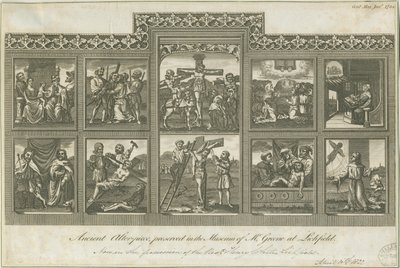 リッチフィールド-古代の祭壇画：彫刻、nd [c 1785]（印刷） 作： Richard Greene
