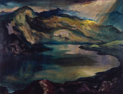 山の湖 作： Richard Harlfinger