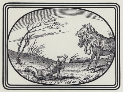 獅子の皮を被った驢馬（エングレービング 作： Richard Heighway