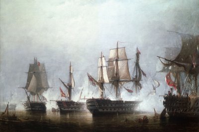 ダーダネルス海峡の巨像（油絵） 作： Richard Henry Nibbs