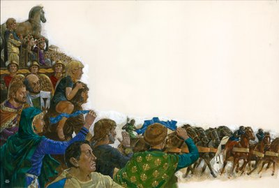 ヒッポドロームでのレース紀元530年 作： Richard Hook