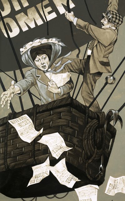 サフラジェット運動が空へ 作： Richard Hook