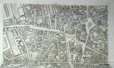 Plan of the City of London, published 1813 (carving) (247354-247357参照) 作： Richard Horwood