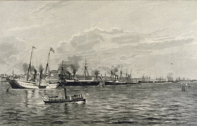 1890年9月3日のキールの海軍評論 作： Richard Huenten