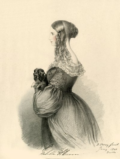 イザベラアンソン、1840年。 作： Richard James Lane