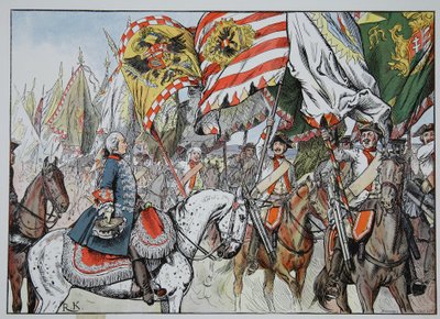 勝利の歓喜の中、ホーエンフリートベルク、1745年6月4日 作： Richard Knoetel