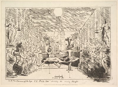 時代の魅力、1782年3月1日。 作： Richard Livesay