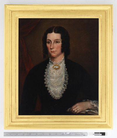 サラ・スカーベルの肖像、ニー・レドモンド、1855年 作： Richard Noble