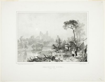 ドウネ城 作： Richard Parkes Bonington