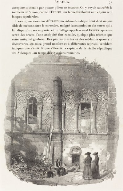 Saint-Taurin 教会、エヴルー 作： Richard Parkes Bonington