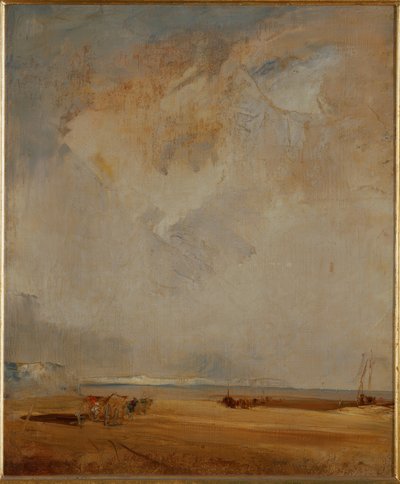 ノルマンディー海岸 作： Richard Parkes Bonington