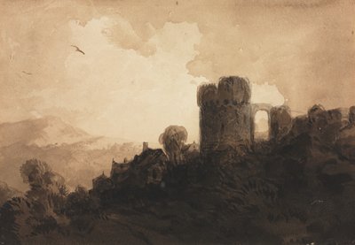 城跡のある風景 作： Richard Parkes Bonington