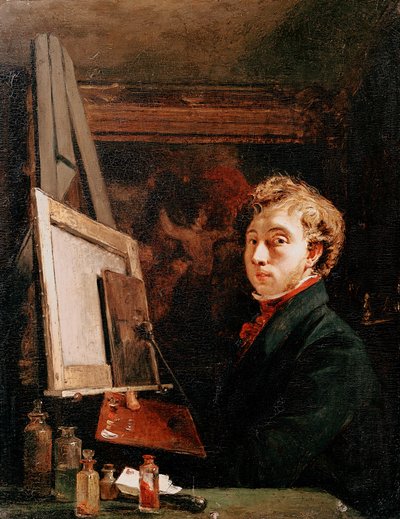 自画像 作： Richard Parkes Bonington