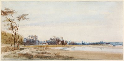 トルヴィル近くの塩性湿地 作： Richard Parkes Bonington