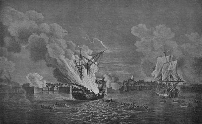 ルイブールで切り取られた事件、c1760 作： Richard Paton