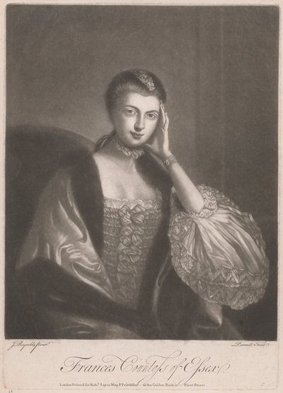フランシス、エセックス伯爵夫人 (d. 1759) 作： Richard Purcell