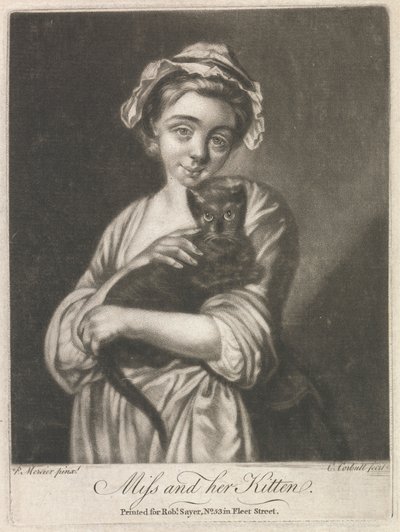 ミスと彼女の子猫 (田舎の生活) 作： Richard Purcell