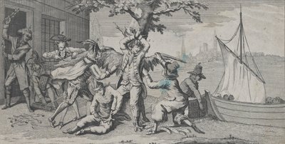 Va de Bon Coeur、アメリカ議会の議員によって英国海軍本部のミロードに捧げられた...、1778. 作： Richard Purcell
