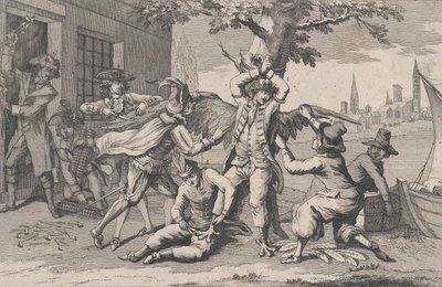 Va de Bon Coeur、アメリカ議会の議員によって英国海軍本部のミロードに捧げられた...、1778. 作： Richard Purcell