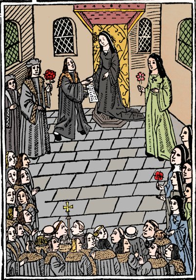 チャールズ5世とメアリーチューダー王女の結婚条約、c1508 作： Richard Pynson