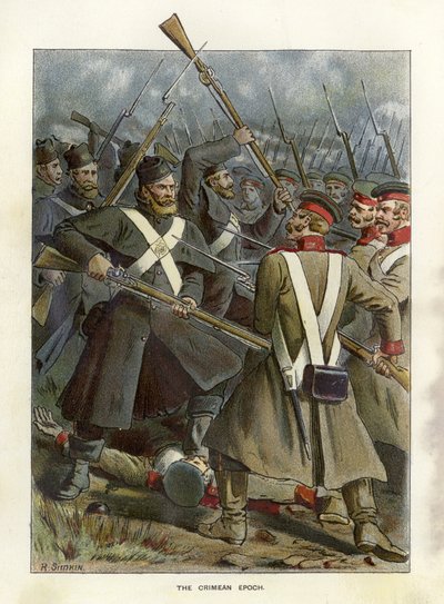 イギリス軍の時代-クリミア時代 作： Richard Simkin
