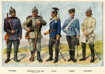 ドイツ軍のタイプ、1919年。 作： Richard Simkin