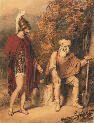 アルキビアデスとティモン 作： Richard Westall