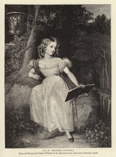 HRHビクトリア女王 作： Richard Westall
