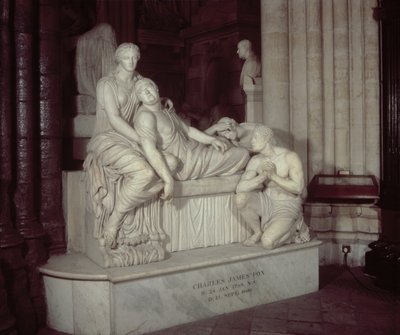 チャールズジェームズフォックスの記念碑（1749〜1806年）、1823年頃（大理石） 作： Richard Westmacott