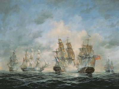 19世紀の海域における海軍の関与 作： Richard Willis