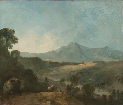 Cader IdrisとMawddach川、c。 1774。 作： Richard Wilson