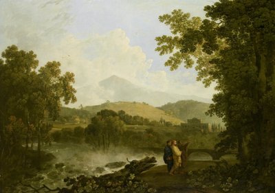 アルピヌムの別荘でのキケロと友人のアティカスとクイントゥス 作： Richard Wilson