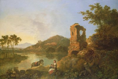 キケロの別荘（キャンバスに油彩） 作： Richard Wilson