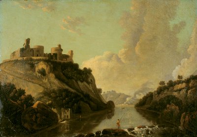 シルゲラン城、c1730-1780。 作： Richard Wilson