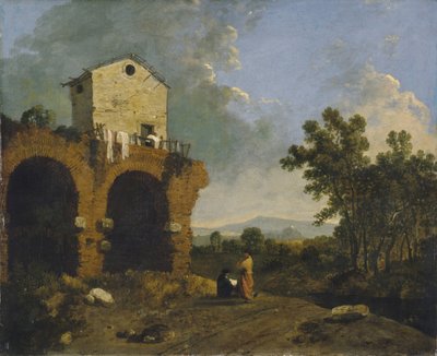 ティヴォリ近郊のハドリアヌスの別荘 作： Richard Wilson