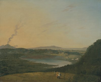 ベスビオが遠くにあるラゴダニャーノ、1770〜75年頃（キャンバスに油彩） 作： Richard Wilson