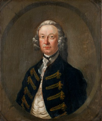 リチャード・オーウェンの肖像、c1748-1750。 作： Richard Wilson