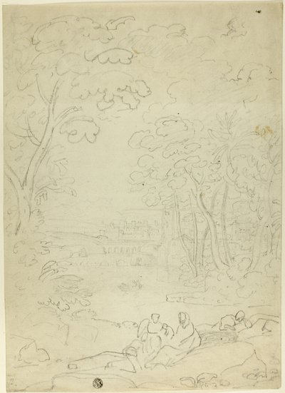 エジプトへの逃避行での休息 作： Richard Wilson