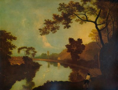 川の情景、銀行の図、c1779、1938 作： Richard Wilson