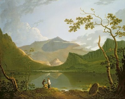 スノードン（キャンバスに油彩） 作： Richard Wilson