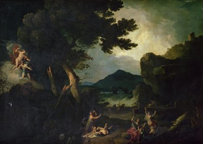 ニオベの子供たちの破壊（キャンバスに油彩） 作： Richard Wilson