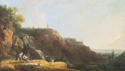 チボリの大滝とマエケナスの別荘 作： Richard Wilson